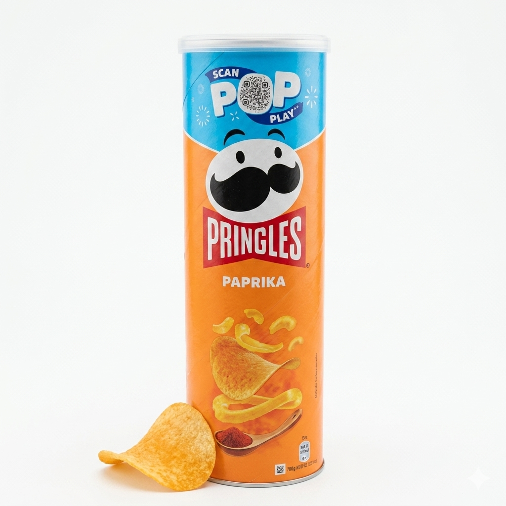 pringles patatine al gusto di paprika pringles 2x175 gr. - foto 1