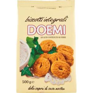 Biscotti integrali ricchi di fibre  500 gr.