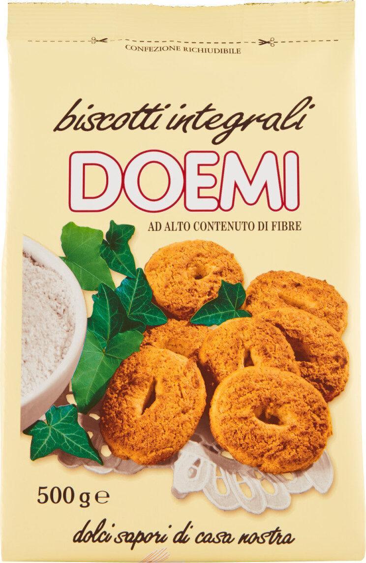 doemi biscotti integrali ricchi di fibre doemi 500 gr. - foto 1
