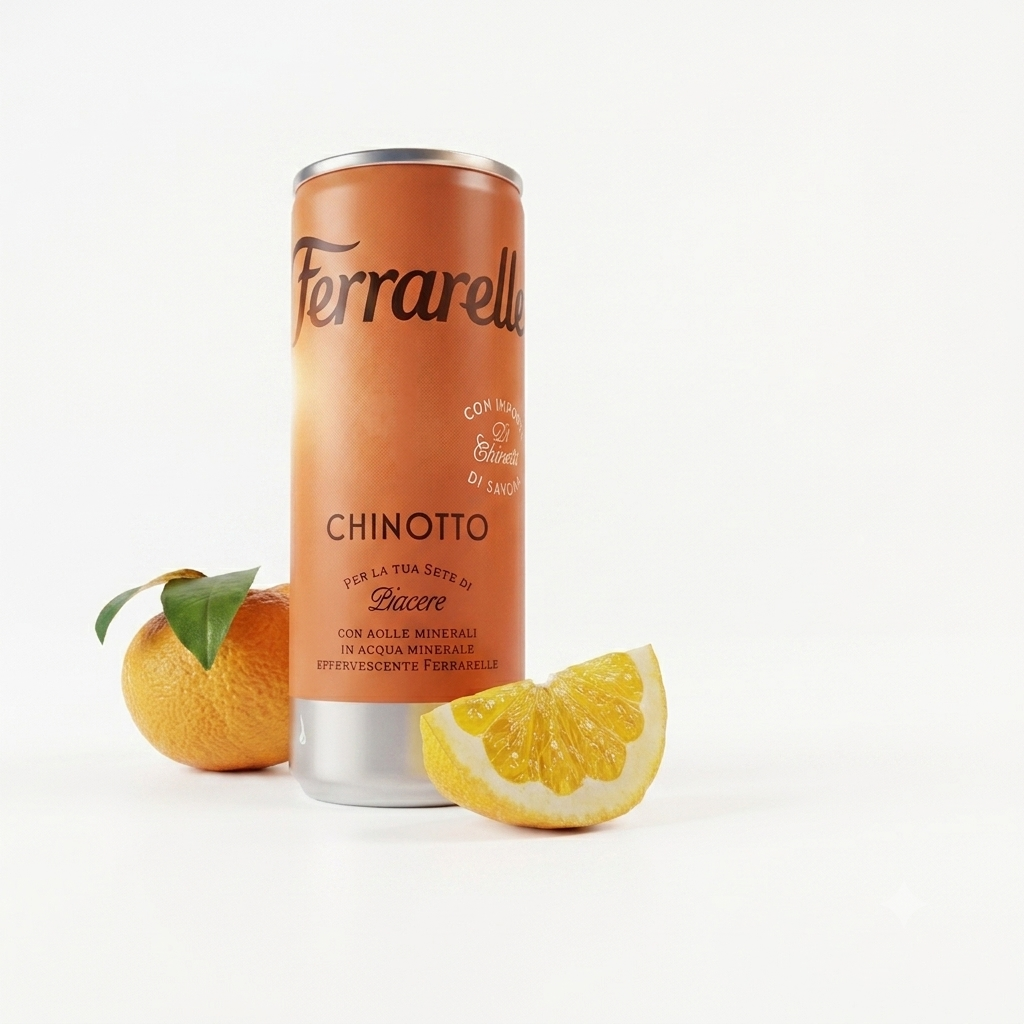 ferrarelle bevanda al gusto di chinotto ferrarelle 33 cl. - foto 1