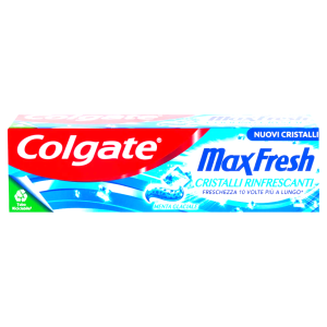 Dentifricio maxfresh cristalli rinfrescanti tripla azzione  2 x 75 ml