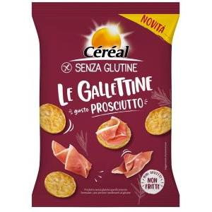 Gallettine al gusto prosciutto senza glutine  70 gr.