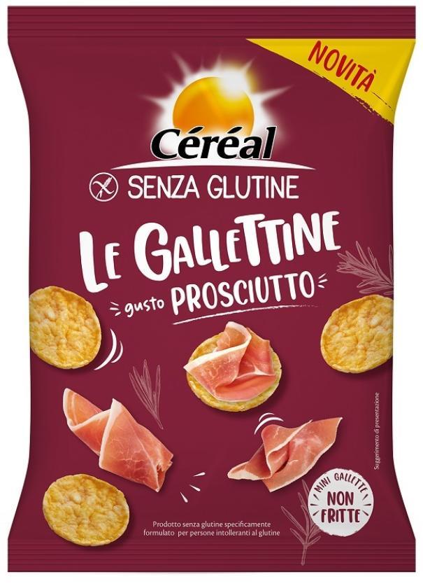 cereal gallettine al gusto prosciutto senza glutine cereal 70 gr. - foto 1