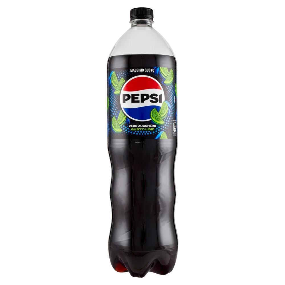 pepsi bibita gassata pepsi zero zucchero gusto lime 1.5 litri - foto 1