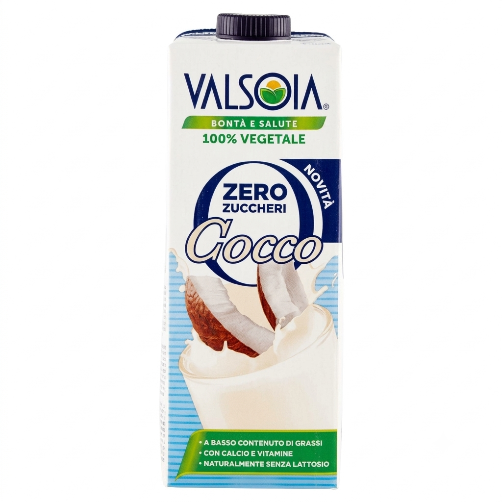 valsoia bevanda al cocco drink senza zuccheri valsoia 1lt. - foto 1