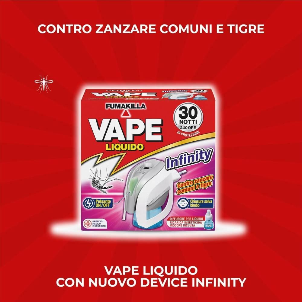 vape vape elettroemanatore infinity con ricarica - foto 1