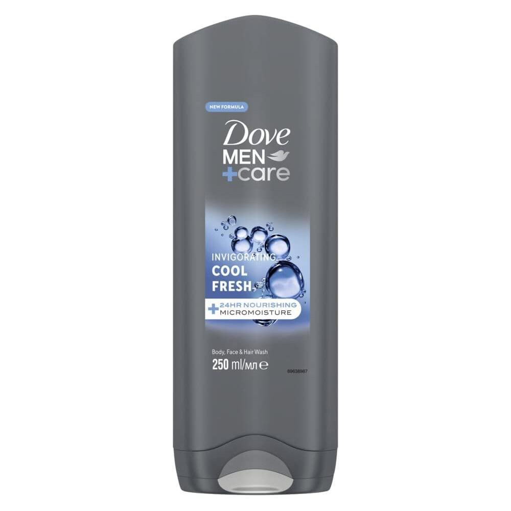 Dove, DoveMenCare, BagnodocciaUomo, Cool, DocciaRinfrescante, CuraPersonaUomo, MicroMoisture, PelleProtetta, FreschezzaIntensa, GDO, Zibly, 250 GR. dove bagnodoccia men cool dove 250 ml - foto 1