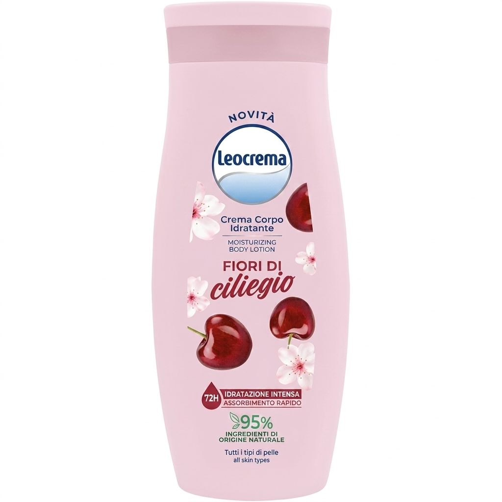 leocrema crema corpo idratante leocrema alla ciliegia 250 ml. - foto 1