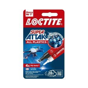 Colla istantanea super attak plastica  2 gr.