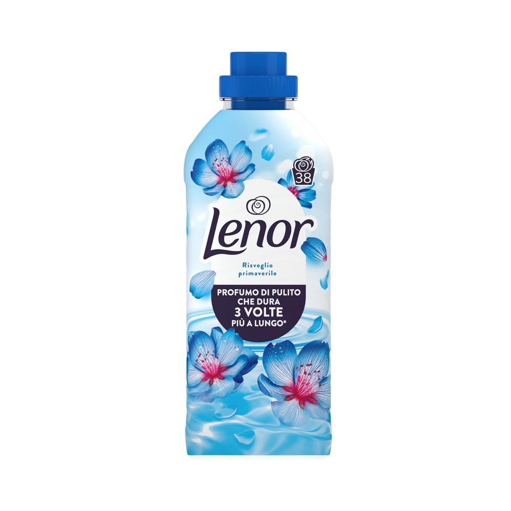 Lenor, Ammorbidente, RisveglioPrimaverile, BucatoProfumato, CuraDeiTessuti, LaundryCare, FreschezzaDuratura, Softener, GDO, Zibly, 798 ML., fronte lenor ammorbidente risveglio primaverile 38 lavaggi lenor798 ml. - foto 1