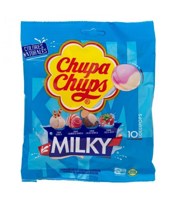 ChupaChups, MilkyBag, LeccaLecca, Lollipop, CaramelleGolose, GustoLatte, SnackDolce, Dolciumi, GDO, Zibly, 120 GR. chupa chups lecca lecca milky bag chupa chups 120 gr. - foto 1