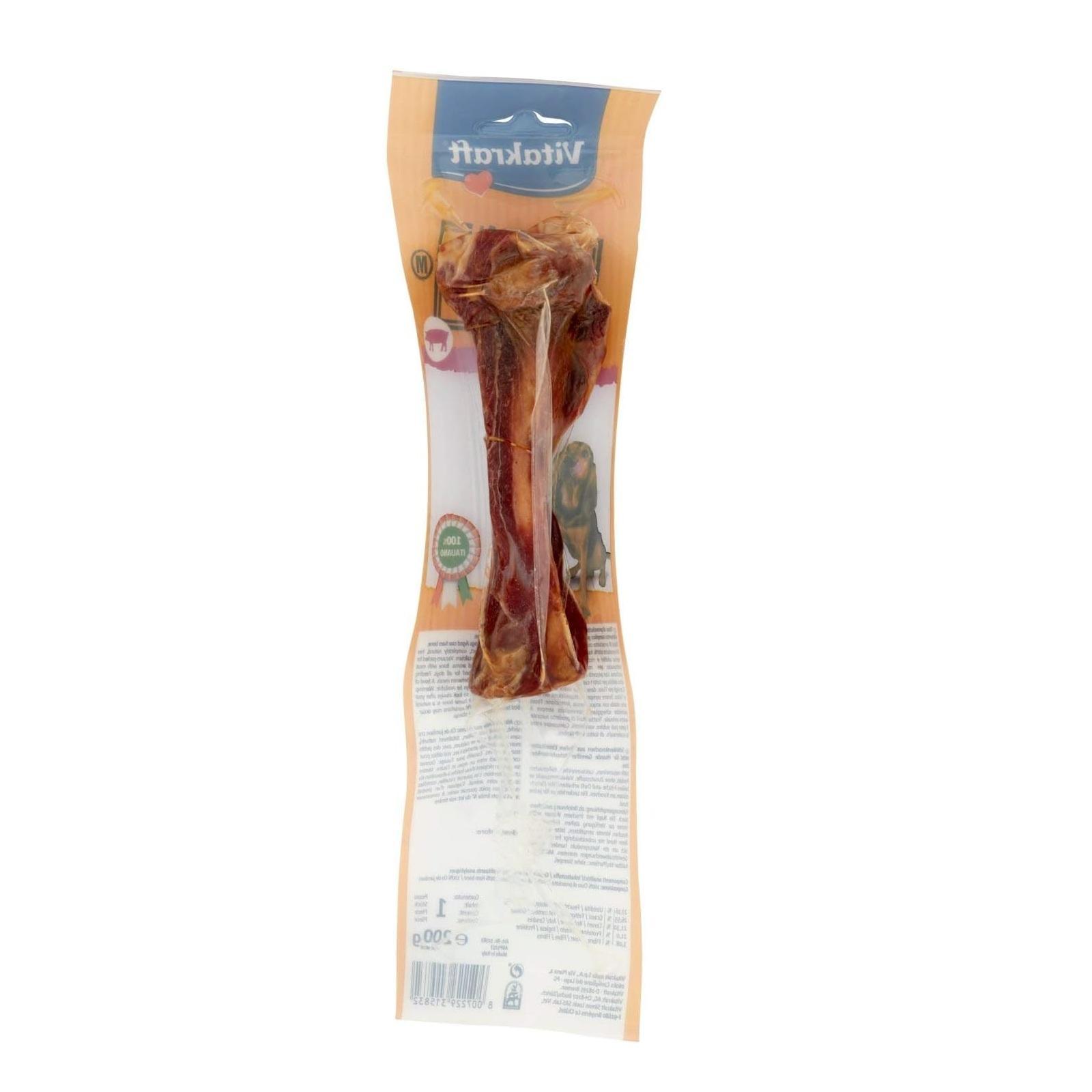 Vitakraft, OssoDiProsciutto, DogSnack, MasticazioneNaturale, PetTreats, SnackPerCani, DogCare, DentalHealth, GDO, Zibly, 220 GR., retro vitakraft osso di prosciutto medio tibi vitakraft 220 gr. - foto 2