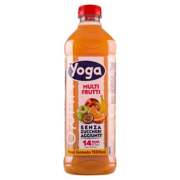 Yoga, Multifrutta, SuccoZero, SenzaZuccheriAggiunti, SuccoDiFrutta, BevandaFrutta, BreakLeggero, Benessere, FruttaMista, GDO, Zibly, 1500 GR. yoga succo di frutta multifrutta zero yoga 1,5 lt. - foto 1