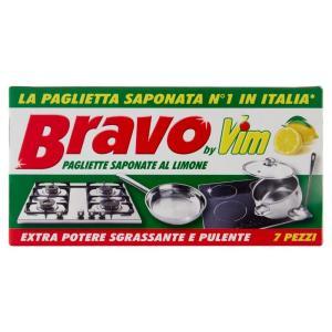 Sgrassante 7 pagliette saponate al limone per stoviglie 7 pz