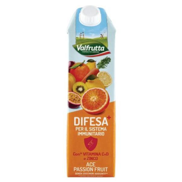 valfrutta succo ace e passion fruit vitalita valfrutta 1 lt. - foto 1