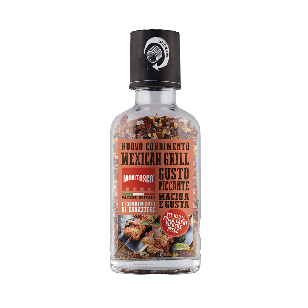 montosco, bbqmexicangrill, spezie, macininodipesie, grigliata, barbecue, speziepermagnare, condimenti, aromiespezie, cucinaetnica, prodottidadispensa, topseller, offerteamazon, venditeebay, gdo, zibly, 130 GR montosco montosco macina mexican 130g - foto 1