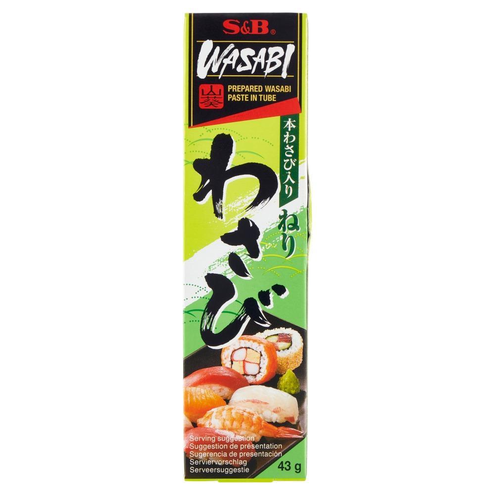 wasabi, wasabipaste, cucinagrestana, sushi, sashimi, nipponfood, condimentiorientali, piccante, prodottidadispensa, asianfood, topseller, offerteamazon, venditeebay, gdo, zibly, 43 GR s&b wasabi pasta di wasabi giapponese 43 gr s&b - foto 1