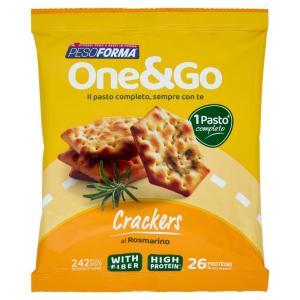 Crackers sostitutivo del pasto al rosmarino one & go  156 gr
