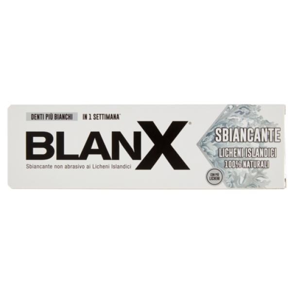 blanx, dentifricioblanx, dentifriciosbiancante, licheniislandici, igieneorale, sorrisobianco, curadidenti, sbiancamentodenti, alitofresco, cosmeticaorale, igienepersonale, topseller, offerteamazon, venditeebay, gdo, zibly, 75 ML blanx dentifricio sbiancante ai licheni islandici 75 ml blanx - foto 1