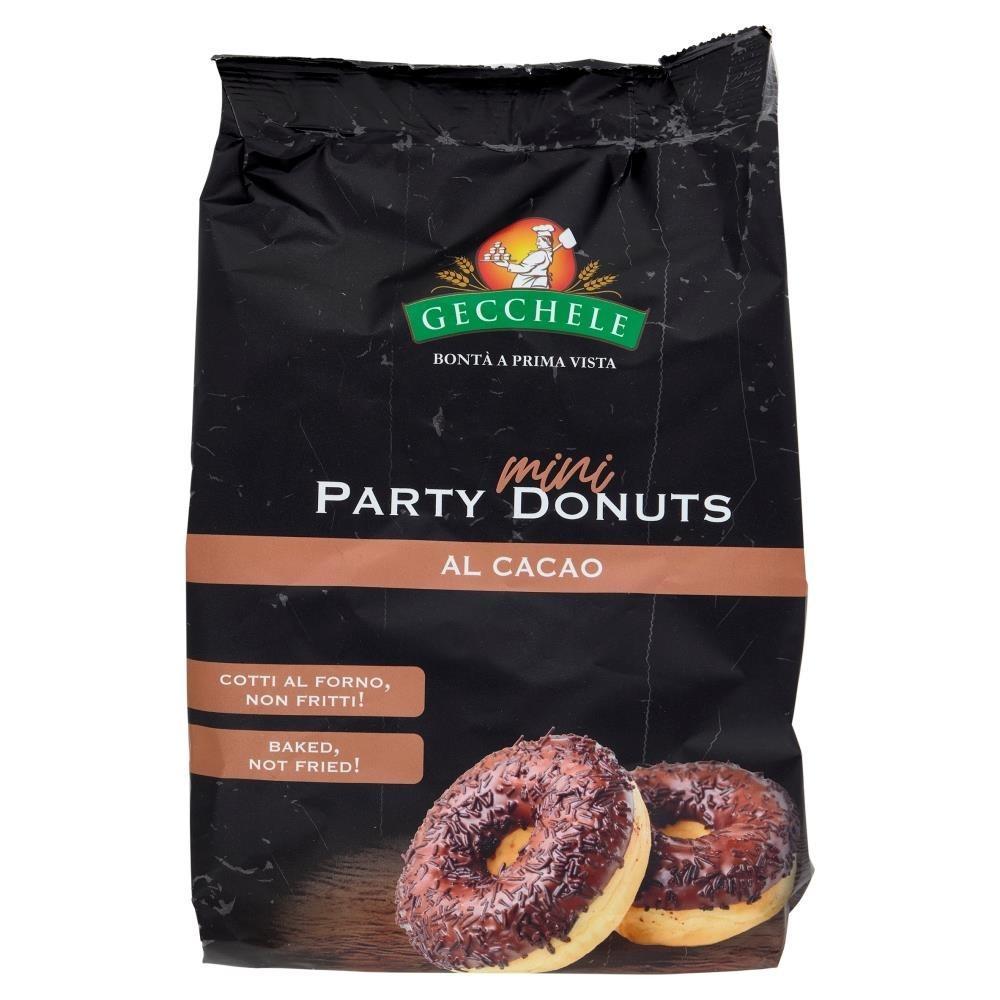 gecchele gecchele mini party donuts al cacao 200 gr - foto 1
