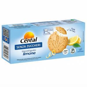 Biscotti al limone senza zuccheri aggiunti  132 gr