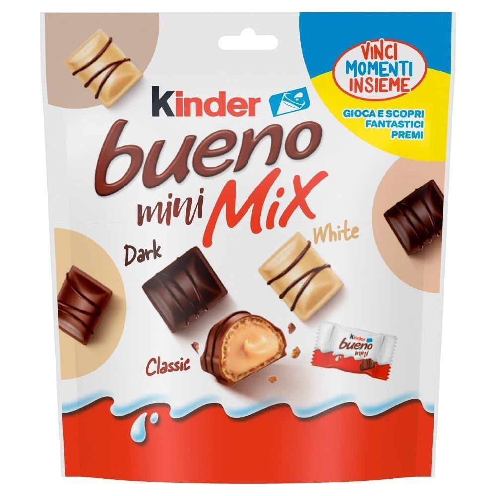 kinder kinder bueno mini mix: kinder bueno mini, kinder bueno white mini, kinder bueno dark mini 97 g - foto 1