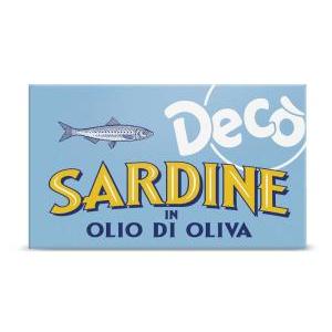 Sardine all'olio di oliva 125 gr decò