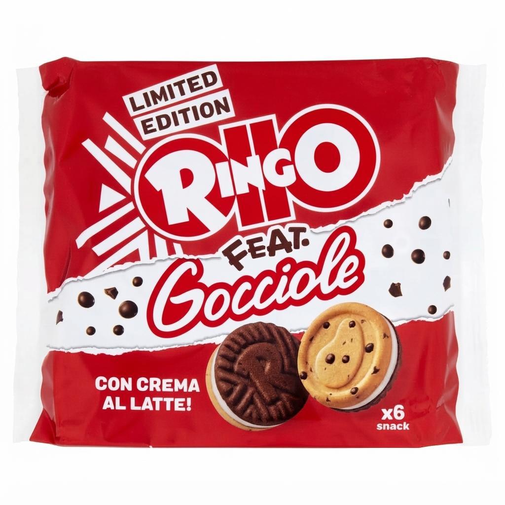 pavesi biscotti farciti con crema alla vaniglia ringo pavesi 165 gr - foto 1