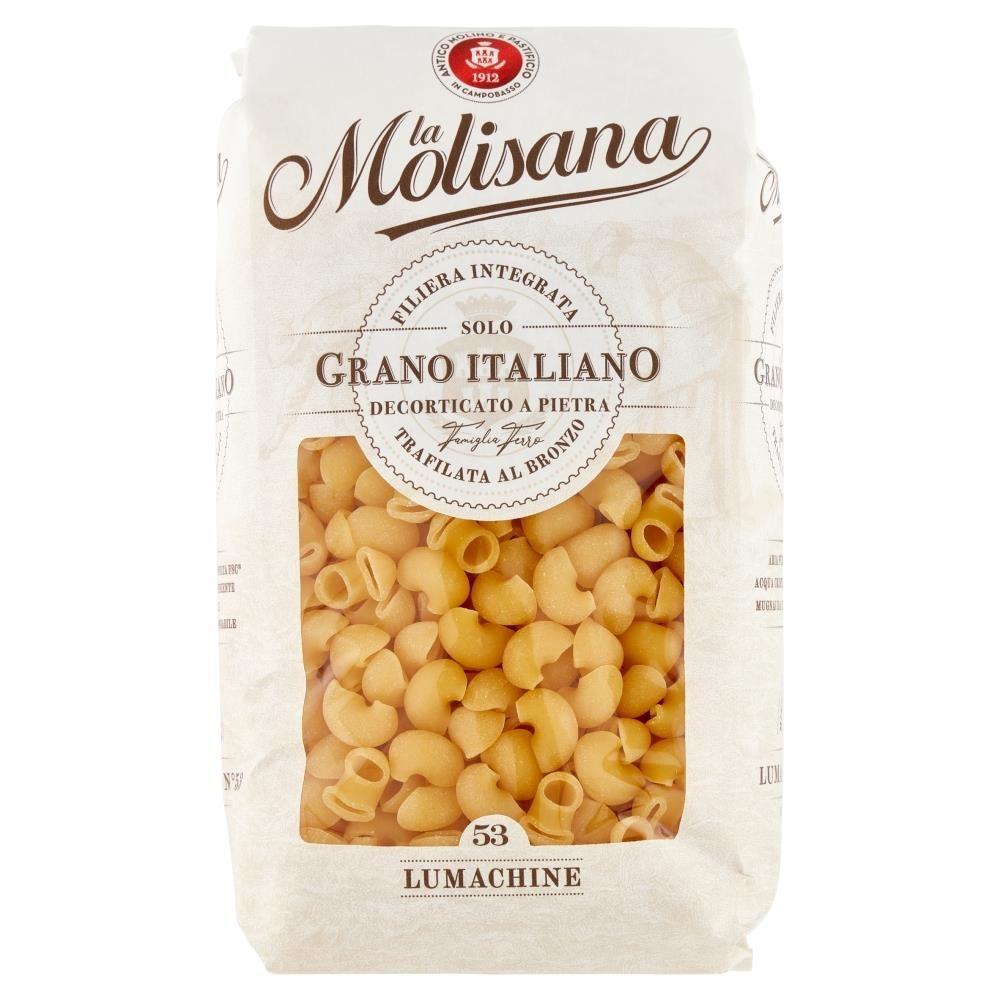 lamolisana, lumachine53, pastalamolisana, pastadigranoduro, trafilataalbronzo, minestre, pasteperminestra, pastaitaliana, cibosano, primipiatti, granoitaliano, topseller, offerteamazon, venditeebay, gdo, zibly, 500 GR la molisana pasta di grano duro lumachine n°53 500 gr la molisana - foto 1
