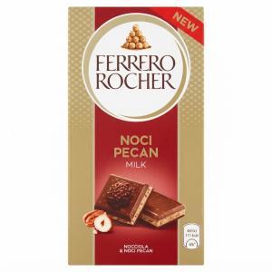 Tavoletta di cioccolato al latte e nocciole  rocher 90 gr