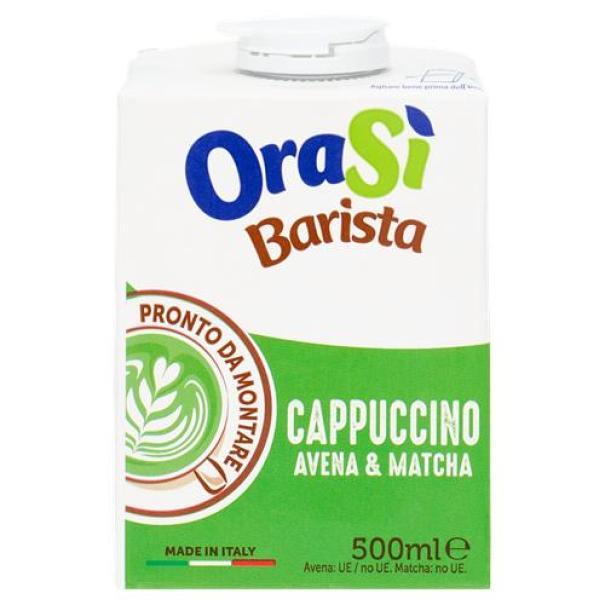 Orasi, bevanda vegetale, Matcha, Barista, latte art, cappuccino, bevanda vegetale matcha, 500ml, bevanda professionale, senza glutine orasi bevanda vegetale orasi barista matcha 500ml - foto 1