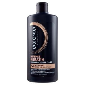 Shampoo intense keratin deep care per capelli deboli e sfibrati 440 ml