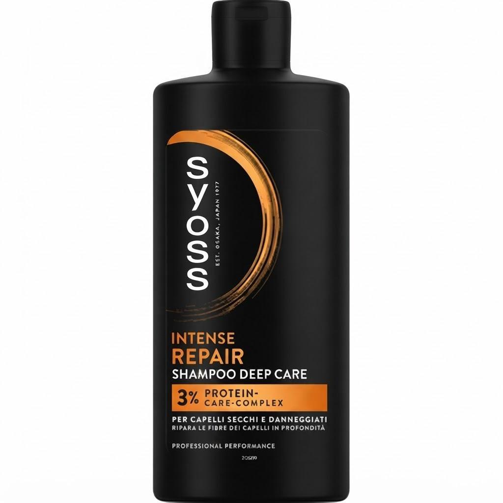 syoss shampoo deep care intense repair per capelli secchi e danneggiati 440 ml syoss - foto 1