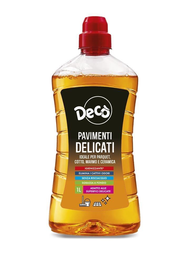 deco, detergentepavimenti, superfici delicate, puliziacasa, parquet, marmo, igienecasa, pavimentibrillanti, curadellacasa, detergentedeco, topseller, offerteamazon, venditeebay, gdo, zibly, 1 L decò decò detergente pavimenti e superfici delicate 1 l - foto 1