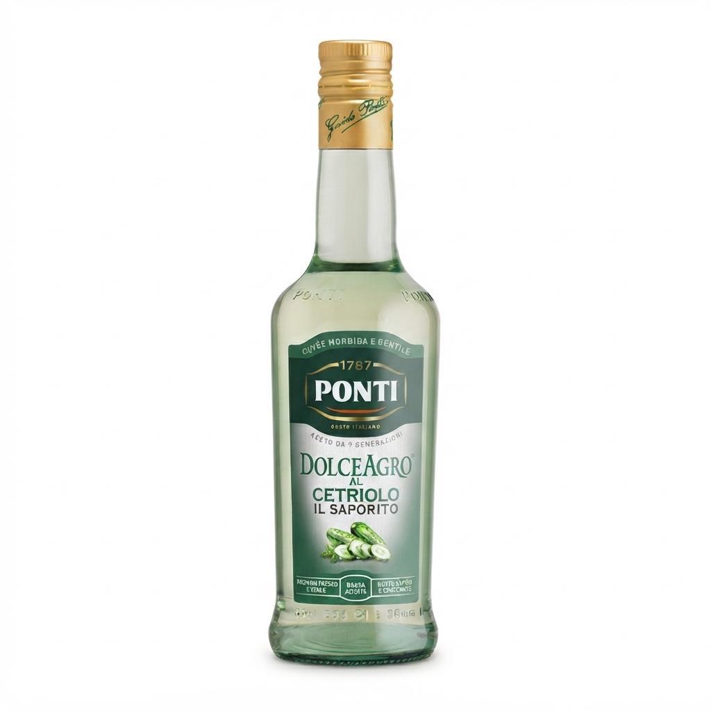 ponti condimento a base di aceto di mele e cetriolo ponti 500 ml - foto 1