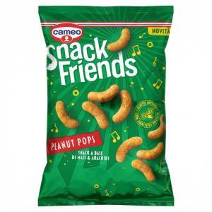 Snack croccante di mais e arachidi tostate peanut pops  150 gr