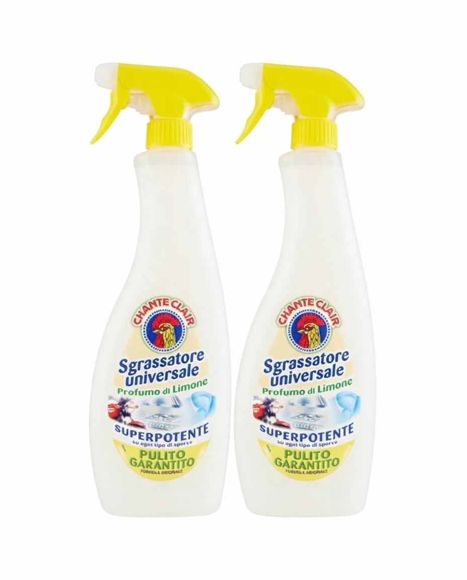 chanteclair sgrassatore universale profumo di limone bipack 2x600 ml - foto 1
