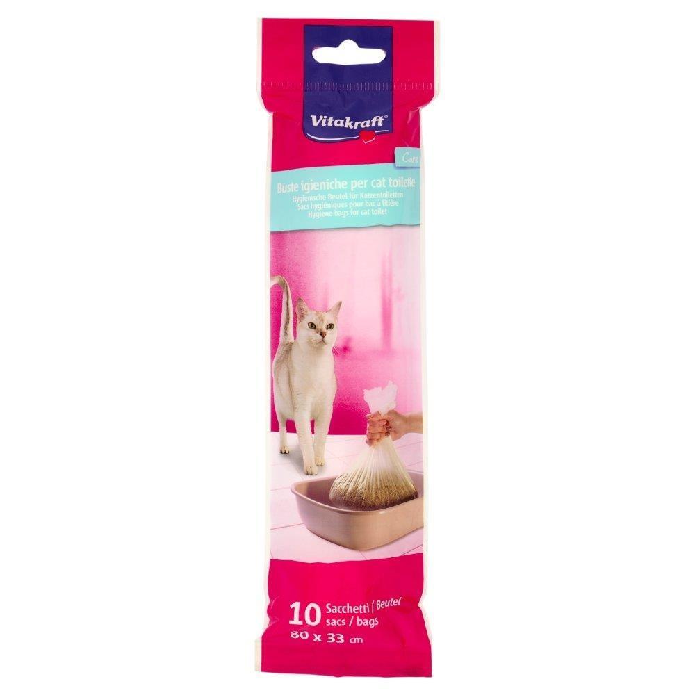 vitakraft vitakraft care buste igieniche per cat toilette 80x33 cm 10 pz. - foto 1