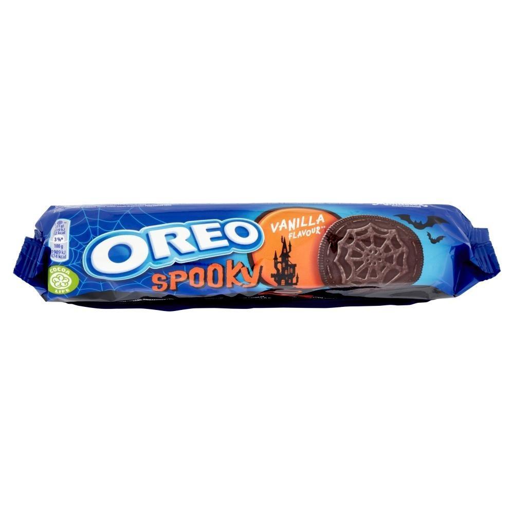 oreo oreo original spookie, biscotti al cacao magro ripieni di crema al gusto vaniglia - 154 g - foto 1 oreo oreo original spookie, biscotti al cacao magro ripieni di crema al gusto vaniglia - 154 g - foto 1