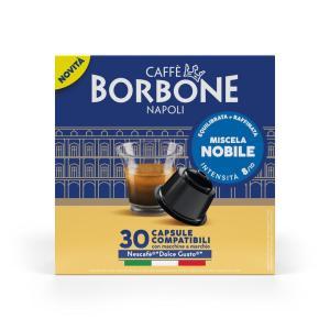 Miscela nobile capsule compatibili nescafé dolce gusto 30 x 7 g caffè borbone