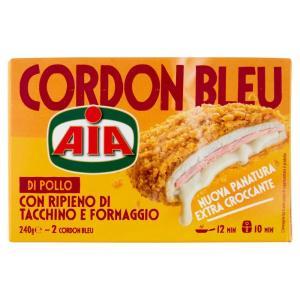 Cordon bleu di pollo con ripieno di tacchino e formaggio 2 cordon bleu 240 g