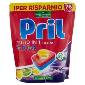 Tutto in 1 extra tabs limone & lime 76pz (1.261,6g)