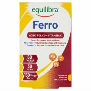 Integratore alimentare di ferro e vitamine ferro più  60 cps